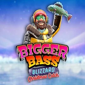 Official Slots logo: Bigger Bass Blizzard Christmas Catch by Pragmatic Play at Slimking Casino