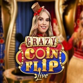 Live Casino logo of Crazy Coin Flip from Evolution at Slimking Casino