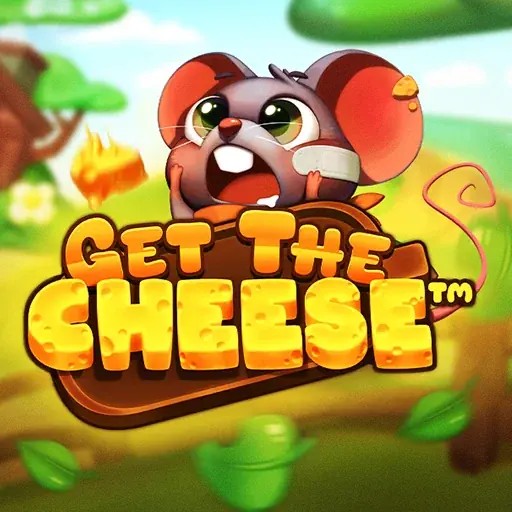 Get The Cheese online game logo by Hacksaw Gaming on casinoslimking.net