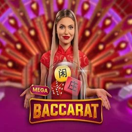 Mega Baccarat logo by Pragmatic Play Slimking Casino