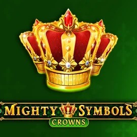 Official Slots logo: Mighty Symbols Crowns by Wazdan at Slimking Casino