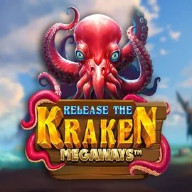 Release the Kraken Megaways slot logo by Pragmatic Play at Slimking Casino