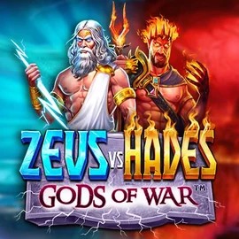 Zeus vs Hades: Gods of War online game logo by Pragmatic Play on casinoslimking.net